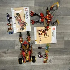 LEGO NINJAGO: Kai's Golden Dragon Raider (71773) And 71812.