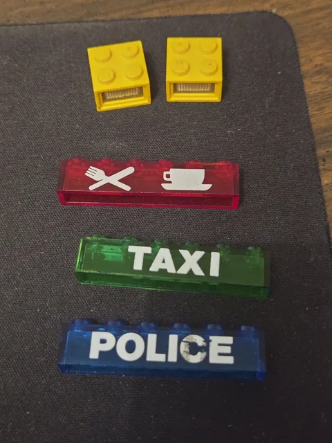 Lego Vintage Rare Lights Set 816 Light Bricks Etc 4.5V Incomplete 