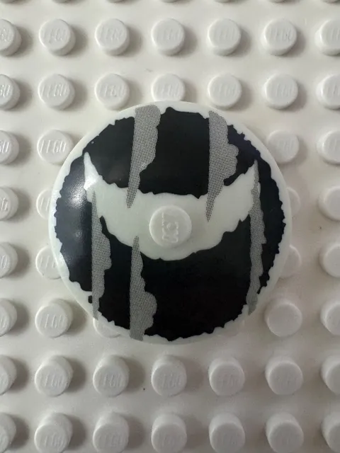 LEGO Dish 4 x 4 Inverted (Radar) with Solid Stud with Crescent Moon 3960pb025