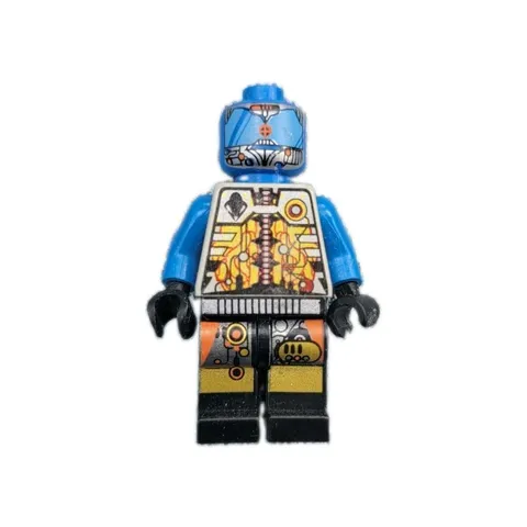 LEGO Space UFO Blue Droid Techdroid 1 Minifigure Minifig Figure SP043 RARE HTF