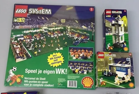 LEGO Sports Shell Limited Collection 8 Sets 3302-3317 Soccer Adult Collector