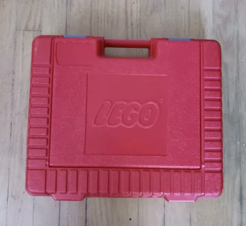 1985 LEGO Carrying Red Suitcase Storage Case Vintage 