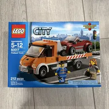 LEGO City Great Vehicles Flatbed Truck 60017 212pc Box Set Ages 5-12