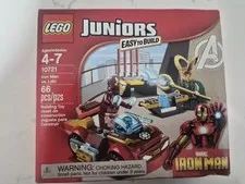 Lego Juniors 10721 Iron Man vs. Loki Brand New in Box Sealed