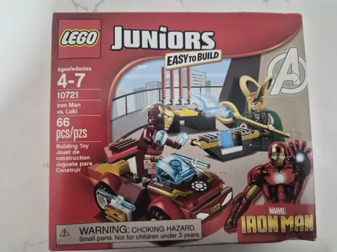 Lego Juniors 10721 Iron Man vs. Loki Brand New in Box Sealed