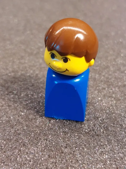 Vintage 1970s Lego Figure Big Head Boy Toy Set 1617 Legos Building