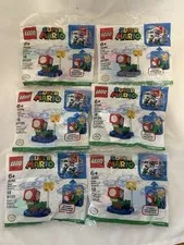Lot 6 LEGO Super Mario 30385 Super Mushroom Surprise Polybag Expansion Set New
