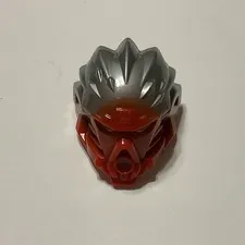 LEGO Bionicle Mask of Fire (Unity) with Marbled Flat Silver 24148pb01 Tahu 71308