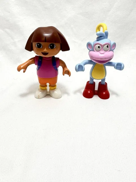 VTG 2002 Duplo Lego Dora the Explorer Figures: Dora, Boots