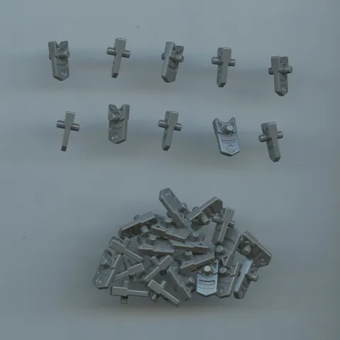 Star Wars LEGO x 30 Dark Bluish Gray Projectile Launcher Part, Trigger for Gun