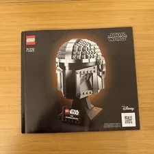 INSTRUCTION MANUAL ONLY from LEGO 75328 The Mandalorian Helmet