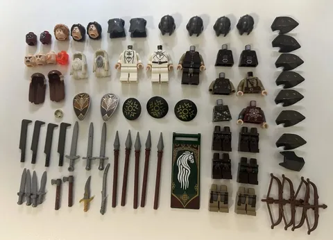 Lego Lord Of The Rings Hobbit Minifigure Parts And Accessories Lot