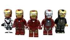 LEGO Avengers Iron Man Minifigure Lot Set of 5 Bulk Sale