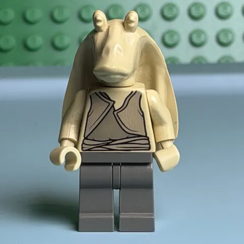LEGO Star Wars Episode 1 - Jar Jar Binks Minifigure SW0017 (Genuine) - A8