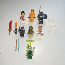 LEGO Ninjago Minifigure Lot w/ Weapons & Accessories (Multiple Figures)