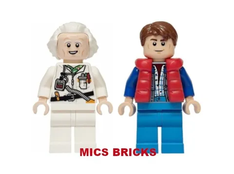LEGO 77256 - Back to the Future - Doc Brown & Marty McFly - Mini Figures