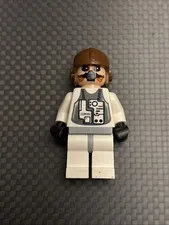 SW0153: Ten Numb - White Pilot Suit, Light Nougat Head, Aviator Helmet