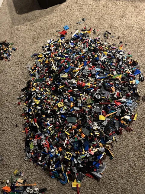 5 POUND BAGS, MINI FIGS SOLD SEPERATELY,LEGO Bulk Lot Mixed Bricks Pieces Parts