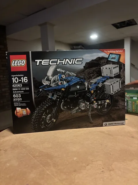 LEGO TECHNIC: BMW R 1200 GS Adventure (42063) Open Box Sealed Bags, Retired Rare