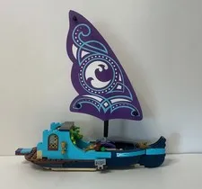 LEGO Elves 41073 Naida's Epic Adventure Ship ~ INCOMPLETE Ship Only ~ READ DESC…