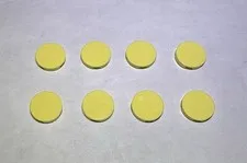 Lego Lot Of 8 Cool Yellow 2x2 Round Flat Tiles Tile City Part