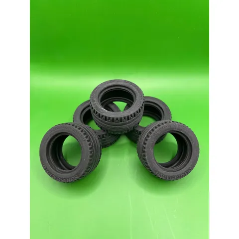 LEGO Technic Black Rubber Tires 43.2 x 22 ZR Replacement Parts Lot of 5