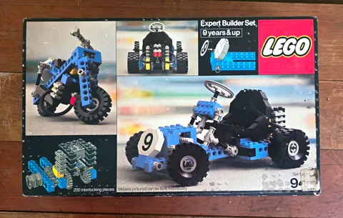 LEGO Technic Expert Builder BOX ONLY 948 Go-Kart 200pcs Vintage 1977 Boxed 9+