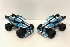 SET OF 2 LEGO TECHNIC STUNT TRUCK 42059 PULL BACK RACERS BUILDING TOY SET 2017