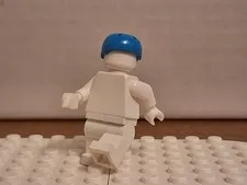 LEGO Minifigure Bike Helmet Azure Blue and Friends Sports Safety Gear Skateboard