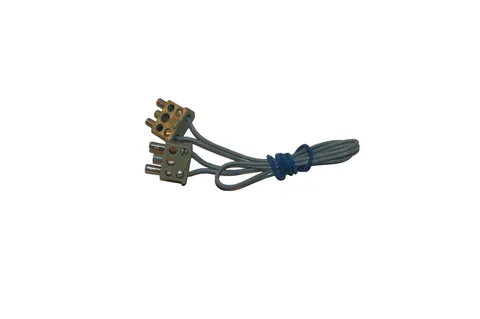 Lego® 12V TRAIN Railway Electricity Cable 2 Double Pins GREY 20 CM