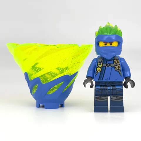 LEGO Ninjago Jay FS Minifigure w/ Spinner njo0536 - 70673 Forbidden Spinjitzu