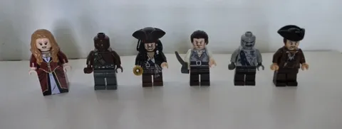 LEGO Pirates of the Caribbean Retired Minifigure Lot of 6