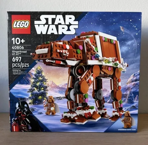 *SHIPS TODAY* LEGO STAR WARS Gingerbread AT-AT Walker 40806 NEW Sealed Exclusive