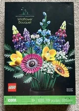 LEGO Icons Wildflower Bouquet 10313 Artificial Flowers (939 Pcs) NEW