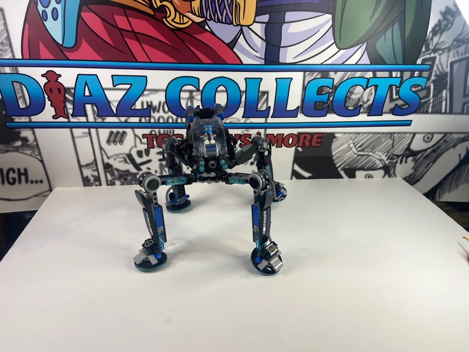 Lego Ninjago Movie 70611 Water Strider Incomplete Set, Missing Pieces 1 MINI FIG