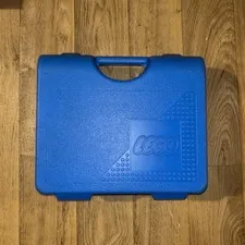 Vintage 1997 Blue LEGO Storage Container Carrying Case Holder Box Made in USA