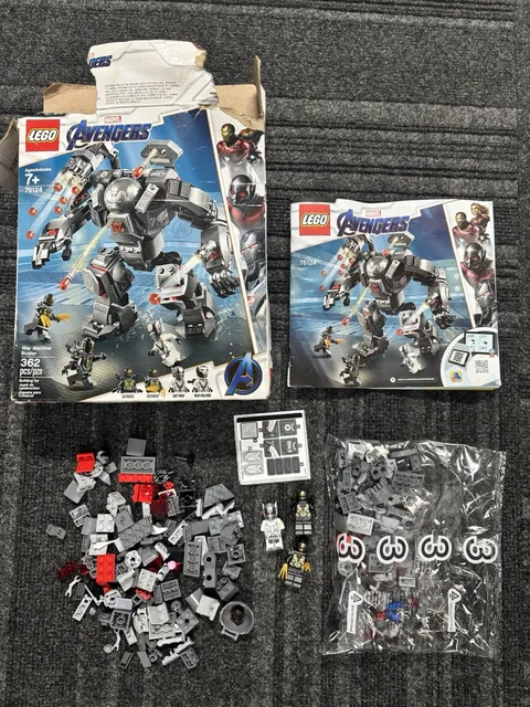 LEGO Marvel Super Heroes War Machine Buster 76124 Incomplete