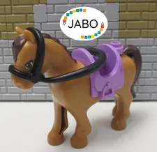 (O 15 / 2 / 3 ) Lego Friends Horse with Saddle and Halter Riding Stable...