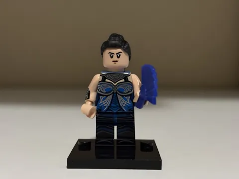 Lego Mortal Kombat Kitana Minifigure Custom Printed