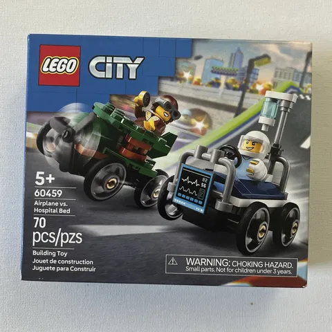 LEGO 2025 CITY - AIRPLANE VS. HOSPITAL BED 70 PCS. # 60459 FACTORY SEALED !!
