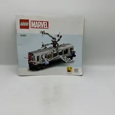 Lego 76321 Instruction Booklet Manual Only Lago Marvel Spider Man 2 Train