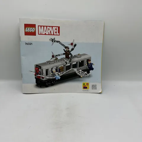 Lego 76321 Instruction Booklet Manual Only Lago Marvel Spider Man 2 Train