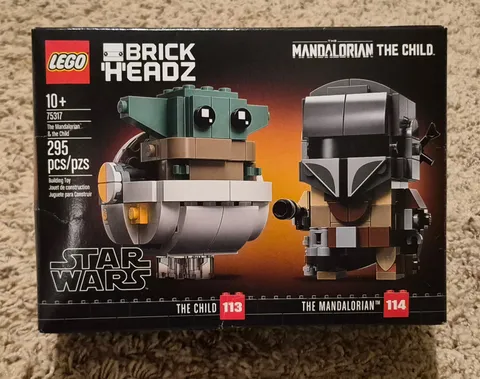 Lego Brick Headz Star Wars Mandalorian 75317 In Box New RETIRED