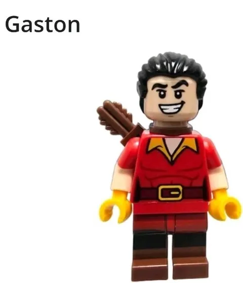 New Lego Disney Gaston w/ Quiver Minifigure Beauty & the Beast Castle Exclusive