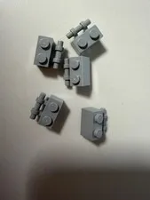LEGO Parts 30236 (5pcs) Light Bluish Gray Brick, 1x2 w  Handle
