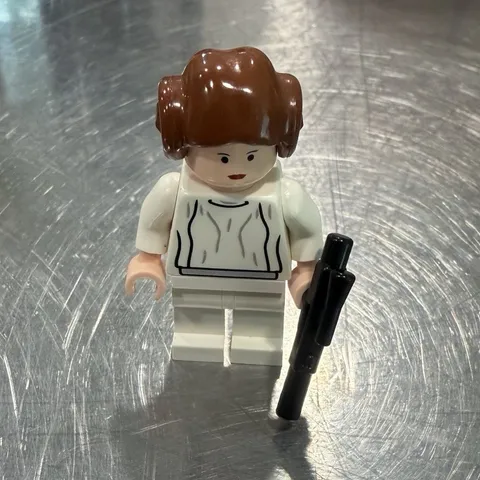 Lego Star Wars Princess Leia Minifigure RARE Smooth Hair sw0175a (A41)