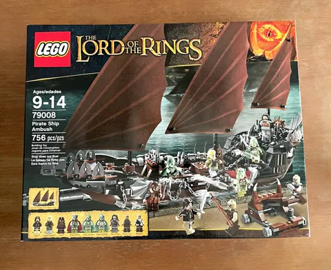 LEGO Lord of the Rings Pirate Ship Ambush 79008 756pcs Box Ages 9-14