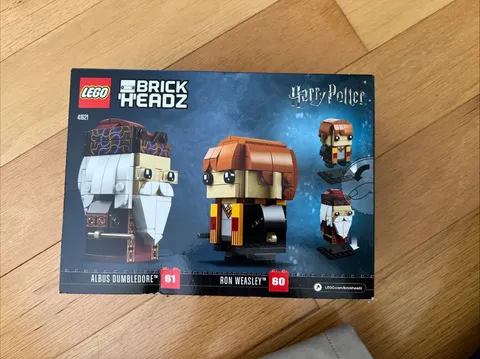 LEGO BrickHeadz Harry Potter Ron Weasley & Albus Dumbledore 41621 New Sealed