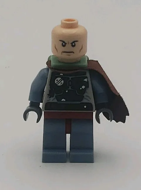 LEGO Star Wars Boba Fett Minifigure - Missing Helmet, From Set #8097, sw0279