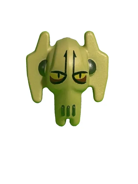 LEGO Star Wars: General Grievous Minifigure Head w/ Tan Pattern - #87567